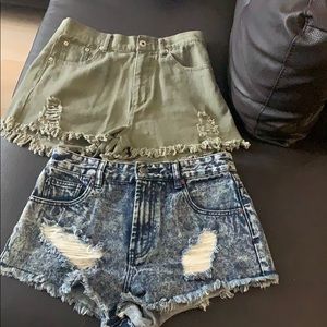 Distressed Shorts